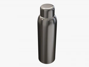 vacuum thermos bottle flask 06 3D Model