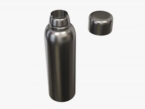 vacuum thermos bottle flask 06 3D Model