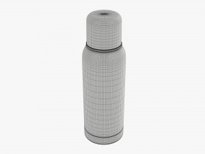 vacuum thermos bottle flask 08 3D मॉडल