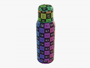 vacuum thermos bottle flask 08 3D मॉडल