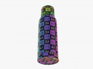 vacuum thermos bottle flask 08 3D मॉडल