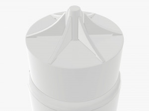 vapor liquid bottle with transparent cap large 3D Model