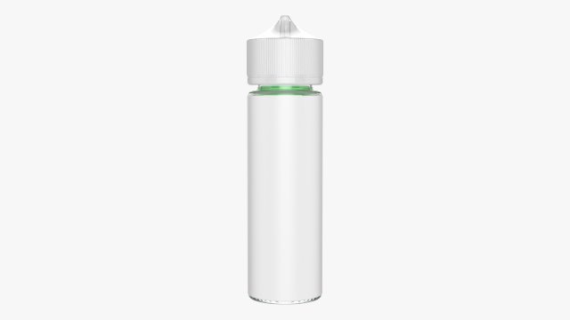 vapor liquid bottle transparent cap medium Modelo 3D .c4d .max .obj .3ds .fbx .stl .blend 