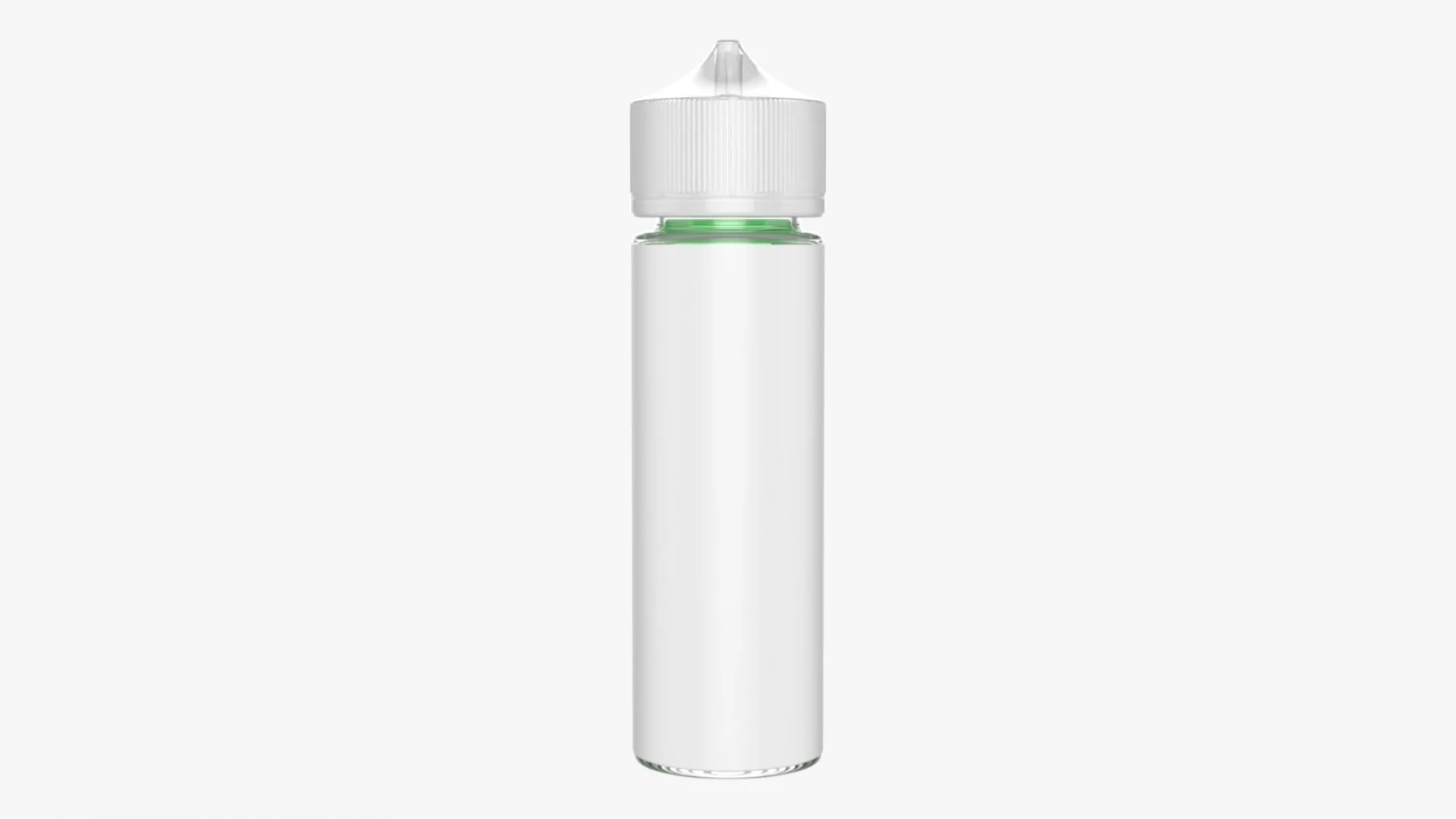 vapor liquid bottle transparent cap medium 3D Model .c4d .max .obj .3ds .fbx .stl .blend
