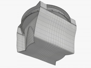 yogurt plastic box with wrap Modelo 3D
