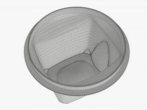 yogurt plastic box with wrap 3D Model