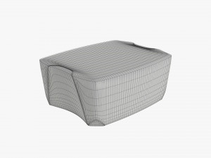 yogurt plastic box with wrap Modelo 3D