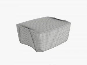 yogurt plastic box with wrap 3D Model