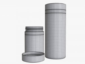 vacuum thermos bottle flask 02 3D Model