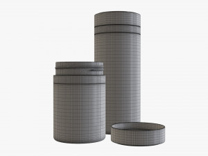 vacuum thermos bottle flask 02 3D Model