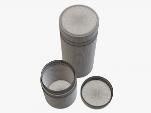 vacuum thermos bottle flask 02 3D Model