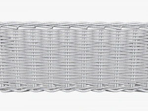 cesta de mimbre 01 marr&oacute;n oscuro rectangular Modelo 3D