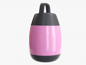 vacuum thermos bottle 09 3D Model
