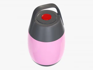 vacuum thermos bottle 09 3D Model