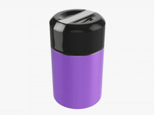 vacuum thermos bottle flask 04 Modelo 3D