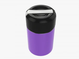 vacuum thermos bottle flask 04 3D Model