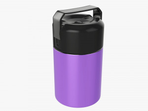 vacuum thermos bottle flask 04 3D Model