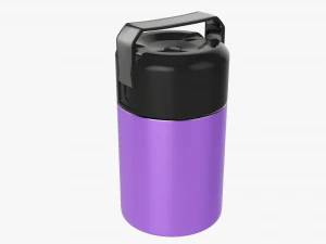 vacuum thermos bottle flask 04 3D Model