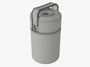 vacuum thermos bottle flask 04 3D Model