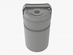 vacuum thermos bottle flask 04 3D Model
