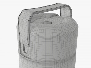 vacuum thermos bottle flask 04 3D Model