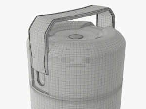 vacuum thermos bottle flask 04 3D Model