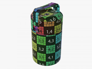 vacuum thermos bottle flask 04 3D Model