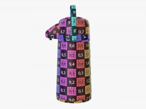 vacuum thermos bottle flask 07 3D Model