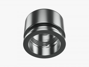 Flask liquor stainless steel 08 Modelo 3D