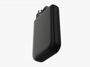 Flask liquor stainless steel 08 3D Model