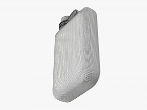 Flask liquor stainless steel 08 3D Model