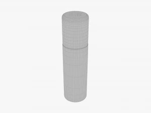 Aluminum bottle 01 3D Model