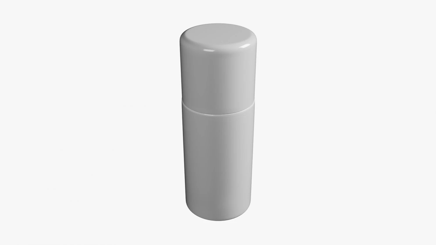 Aluminum bottle 02 3D Model .c4d .max .obj .3ds .fbx .stl .blend