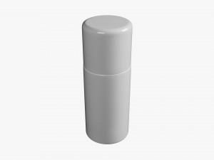 Aluminum bottle 02 3D Model