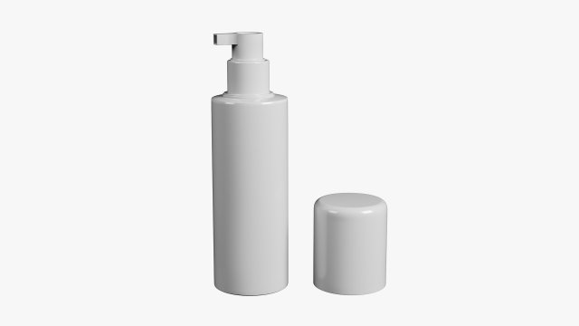 Aluminum bottle 04 3D 模型 .c4d .max .obj .3ds .fbx .stl .blend 
