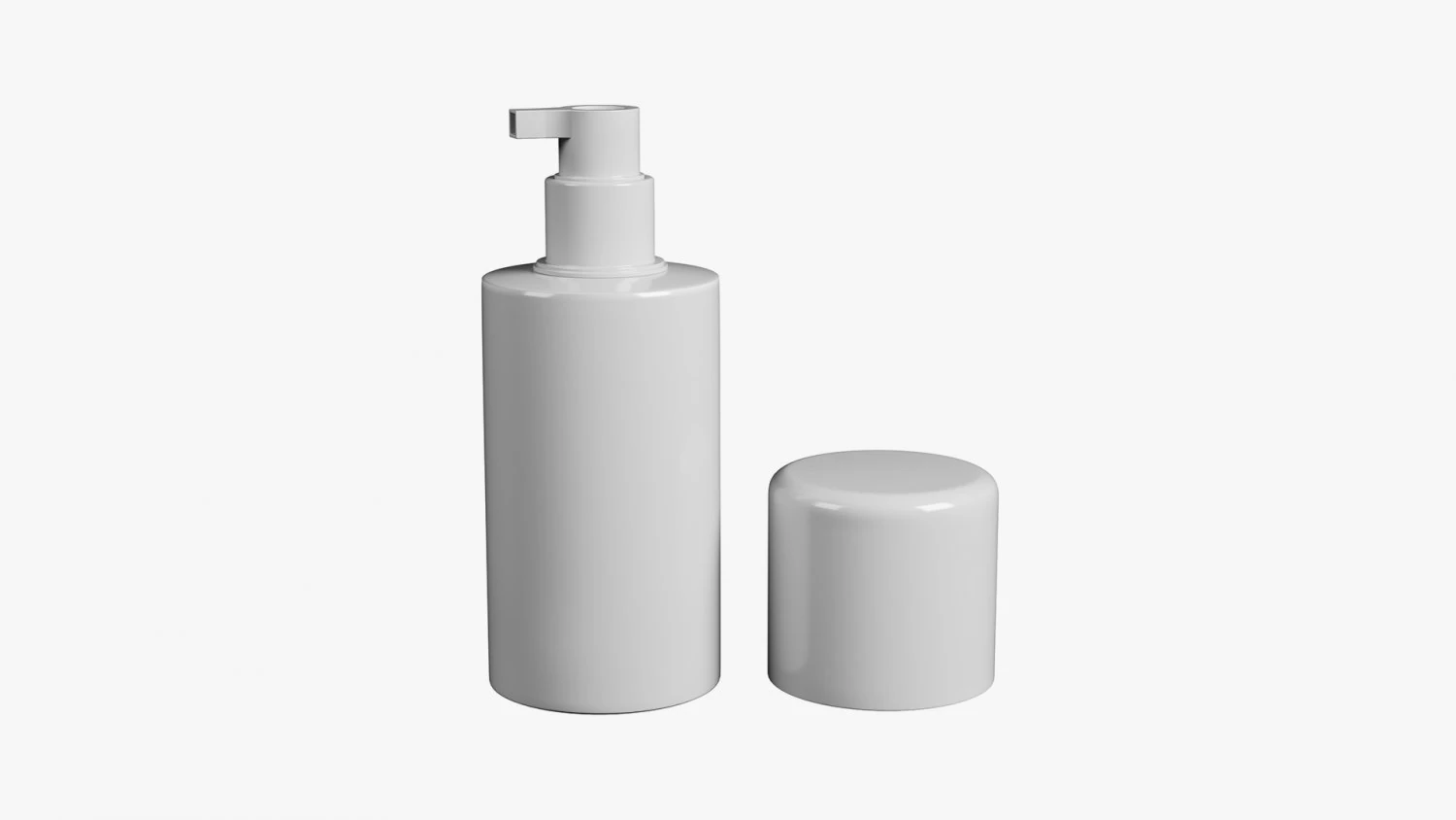 Aluminum bottle 05 3D Model .c4d .max .obj .3ds .fbx .stl .blend