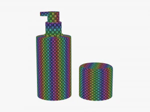 Aluminum bottle 05 3D Model