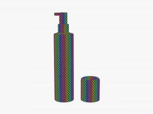 Aluminum bottle 06 3D Model