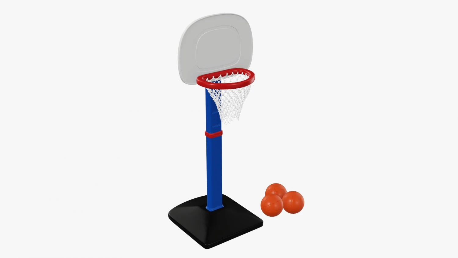 Basketball Set 3D Model .c4d .max .obj .3ds .fbx .stl .blend 
