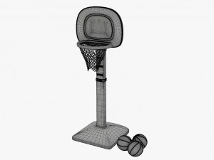 Basketball Set 3D Model