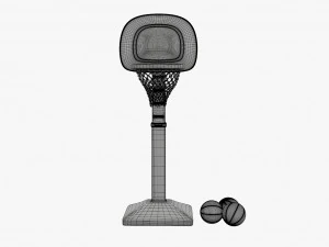 Basketball Set 3D Model