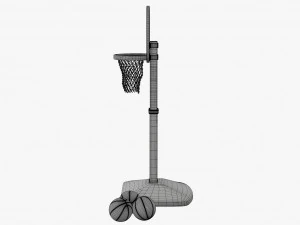 Basketball Set 3D Model