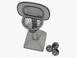 Basketball Set Modelo 3D