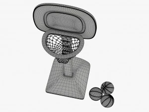 Basketball Set 3D Model