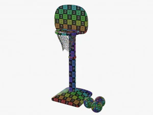 Basketball Set 3D Model