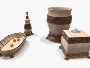 Bathroom Accessories 004 3D Model