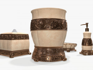 Bathroom Accessories 004 Model 3D