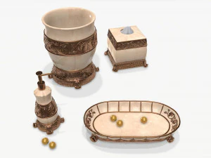 Bathroom Accessories 004 3D Model
