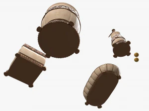 Bathroom Accessories 004 3D Model