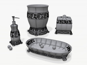 Bathroom Accessories 004 Model 3D